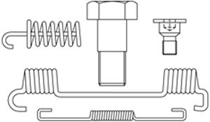 Set accesorii, sabot de frana K332 CIFAM