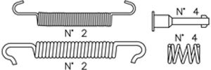 Set accesorii, sabot de frana K372 CIFAM