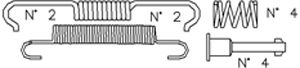 Set accesorii, sabot de frana K375 CIFAM