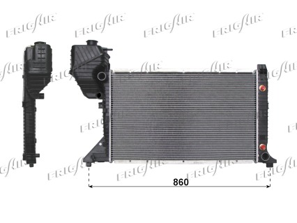 Radiator, racire motor 0206.2086 FRIGAIR