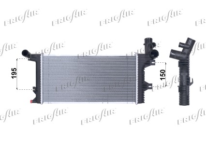 Radiator, racire motor 0206.3007 FRIGAIR