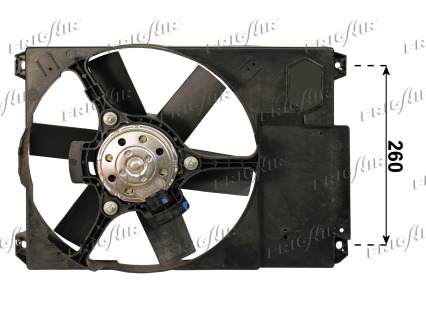 Ventilator, radiator 0504.1195 FRIGAIR