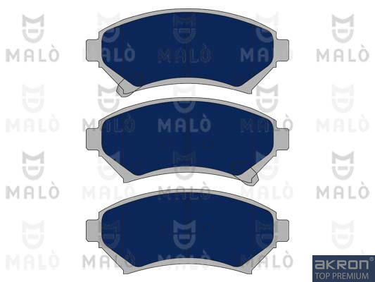 Set placute frana,frana disc 1050641 AKRON-MALÒ