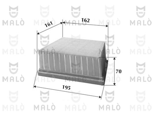 Filtru aer 1500012 AKRON-MALÒ