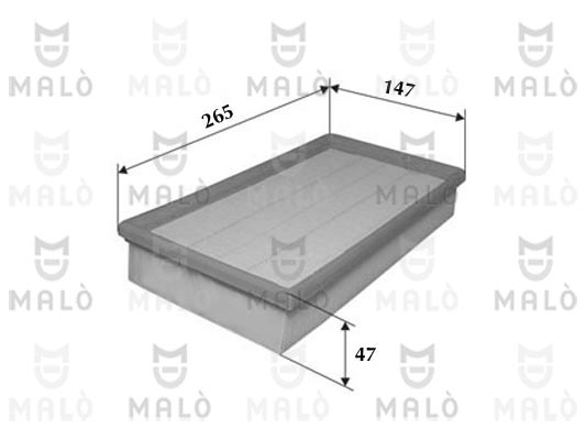 Filtru aer 1500025 AKRON-MALÒ