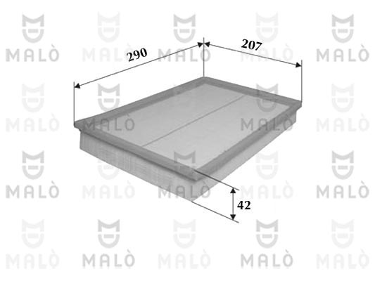 Filtru aer 1500038 AKRON-MALÒ