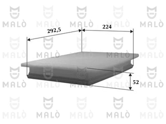 Filtru aer 1500042 AKRON-MALÒ