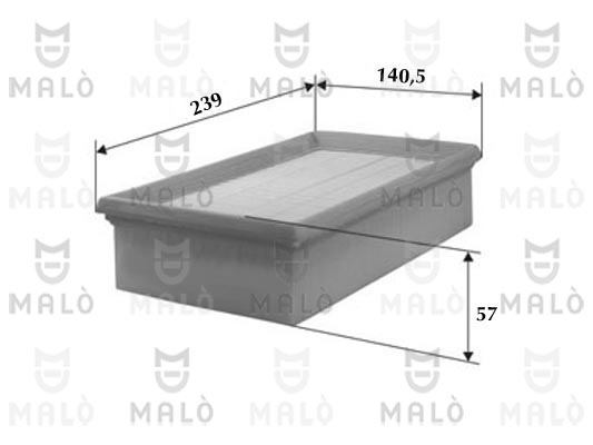 Filtru aer 1500065 AKRON-MALÒ