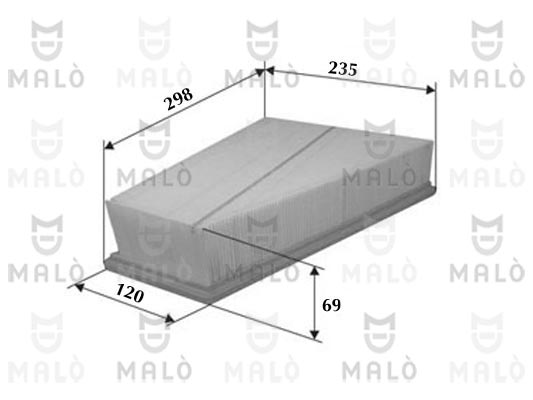 Filtru aer 1500068 AKRON-MALÒ