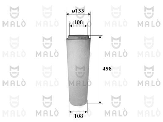 Filtru aer 1500075 AKRON-MALÒ