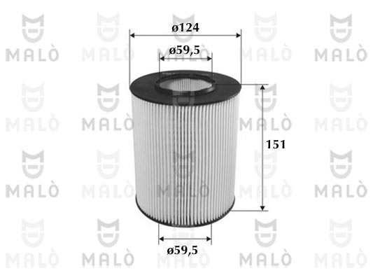 Filtru aer 1500080 AKRON-MALÒ