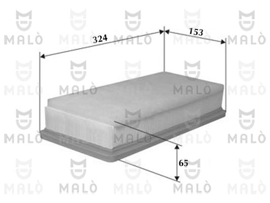 Filtru aer 1500117 AKRON-MALÒ