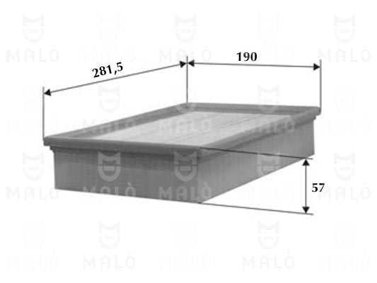 Filtru aer 1500169 AKRON-MALÒ