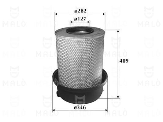 Filtru aer 1500227 AKRON-MALÒ