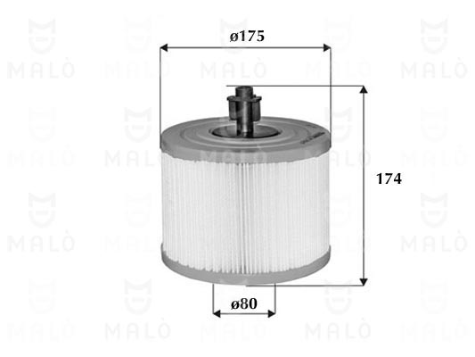 Filtru aer 1500244 AKRON-MALÒ