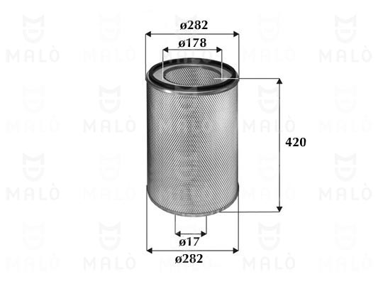 Filtru aer 1500245 AKRON-MALÒ