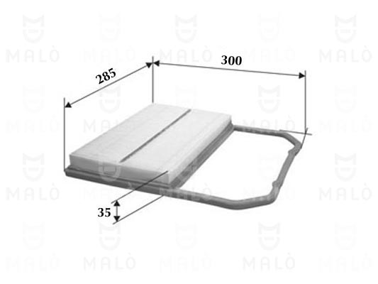 Filtru aer 1500264 AKRON-MALÒ