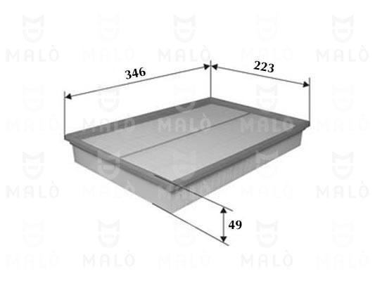 Filtru aer 1500281 AKRON-MALÒ