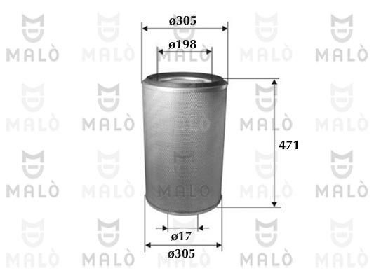Filtru aer 1500322 AKRON-MALÒ