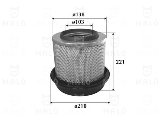 Filtru aer 1500323 AKRON-MALÒ
