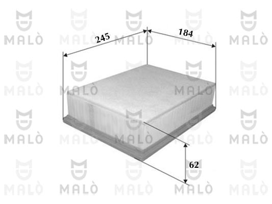Filtru aer 1500332 AKRON-MALÒ