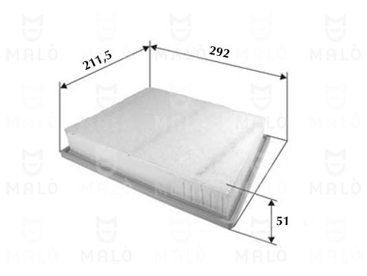 Filtru aer 1500359 AKRON-MALÒ