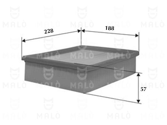 Filtru aer 1500384 AKRON-MALÒ