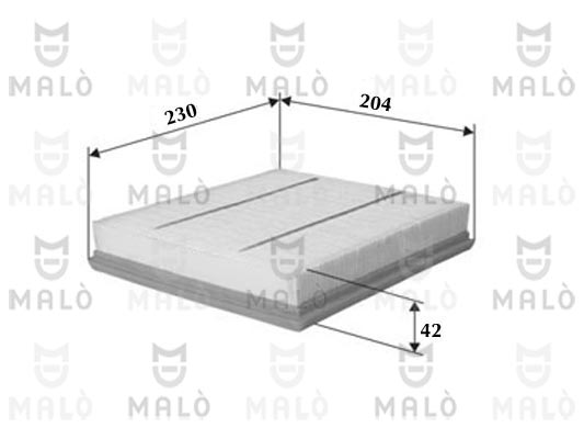 Filtru aer 1500419 AKRON-MALÒ