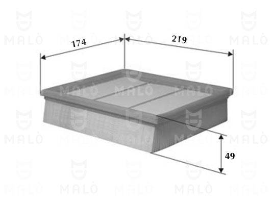 Filtru aer 1500466 AKRON-MALÒ