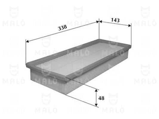 Filtru aer 1500472 AKRON-MALÒ
