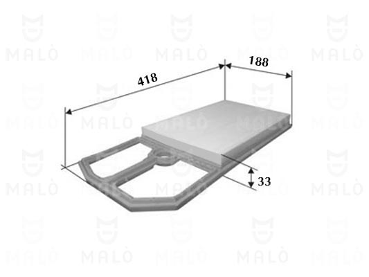Filtru aer 1500478 AKRON-MALÒ