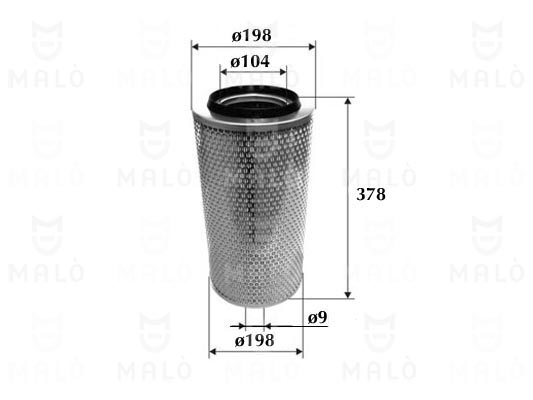 Filtru aer 1500502 AKRON-MALÒ