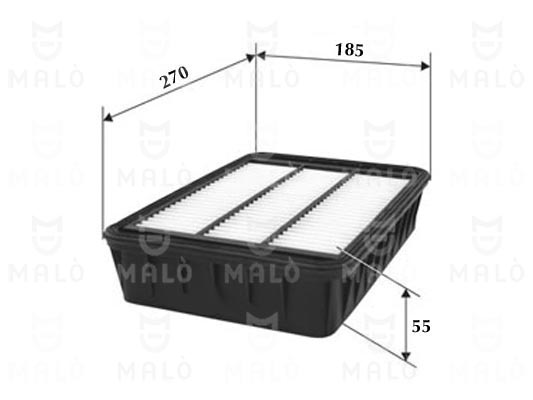 Filtru aer 1500511 AKRON-MALÒ