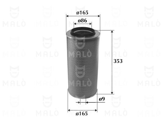 Filtru aer 1500518 AKRON-MALÒ