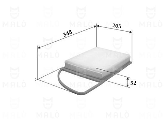 Filtru aer 1500527 AKRON-MALÒ
