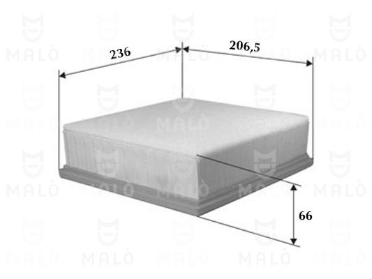 Filtru aer 1500536 AKRON-MALÒ