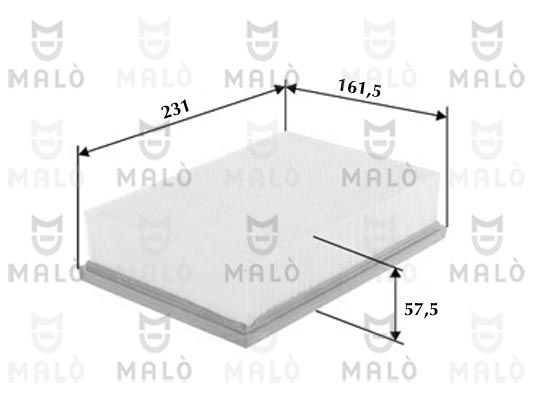 Filtru aer 1500559 AKRON-MALÒ