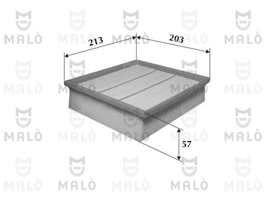 Filtru aer 1500560 AKRON-MALÒ
