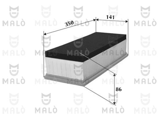 Filtru aer 1500566 AKRON-MALÒ
