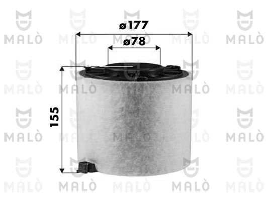 Filtru aer 1500665 AKRON-MALÒ