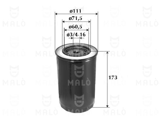 Filtru ulei 1510002 AKRON-MALÒ