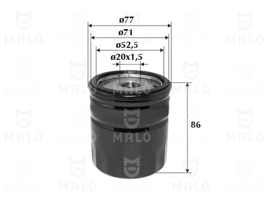 Filtru ulei 1510021 AKRON-MALÒ