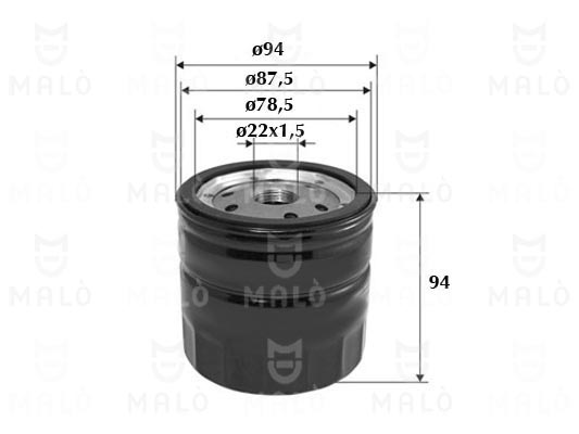 Filtru ulei 1510022 AKRON-MALÒ