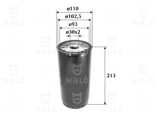 Filtru ulei 1510078 AKRON-MALÒ