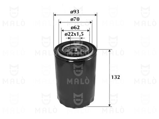 Filtru ulei 1510088 AKRON-MALÒ