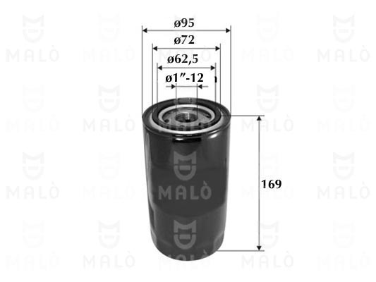 Filtru ulei 1510131 AKRON-MALÒ