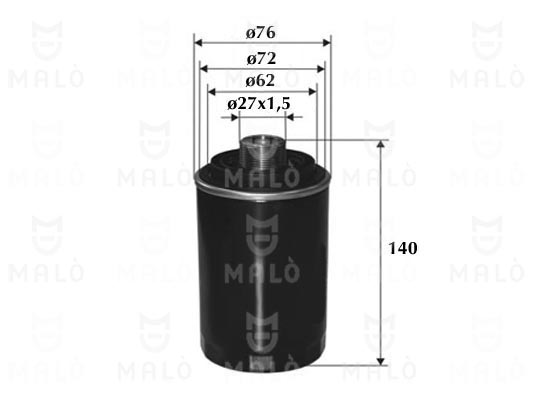 Filtru ulei 1510163 AKRON-MALÒ