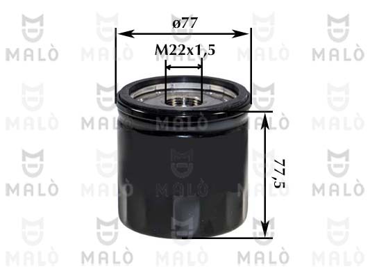 Filtru ulei 1510245 AKRON-MALÒ
