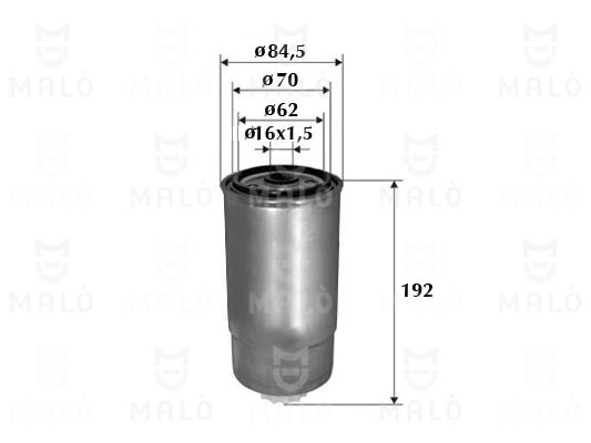 Filtru combustibil 1520012 AKRON-MALÒ