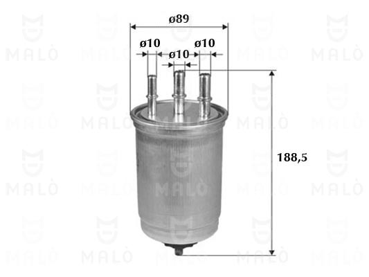Filtru combustibil 1520017 AKRON-MALÒ